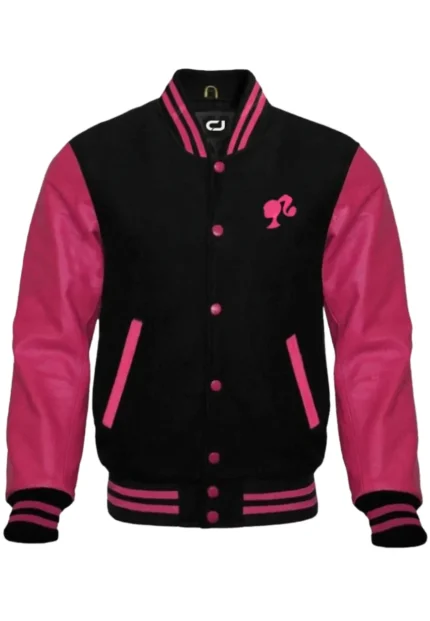 Barbie Pink Varsity Jacket