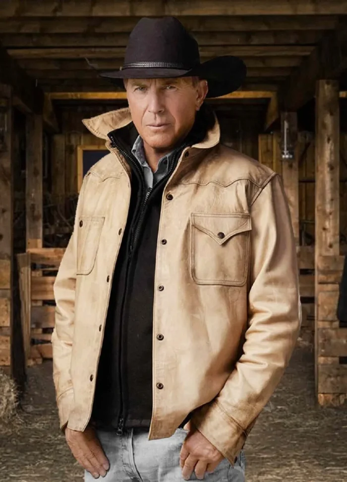 Yellowstone John Dutton White Jacket