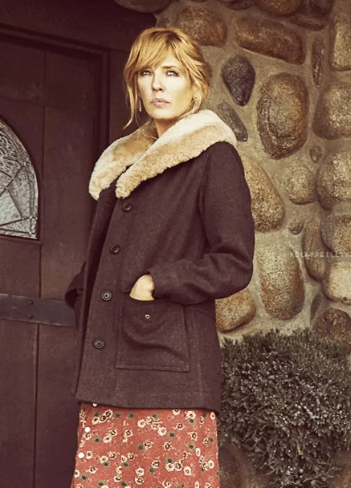 Beth Dutton Shearling Wool Coat Yellowstone