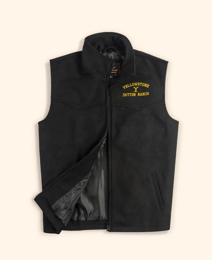 Yellowstone John Dutton Black Vest