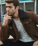 Chris Men’s Real Brown Leather Jacket