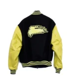 Yellow & Black Letterman Varsity Jacket