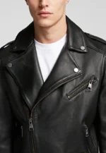 Andrew Moto Black Leather Jacket