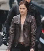 Fast and Furious 8 Letty Ortiz Brown Leather Jacket