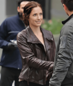 Fast and Furious 8 Letty Ortiz Brown Leather Jacket