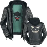 SUICIDE SQUAD JOKER BLACK LEATHER JACKET