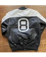 The Original 8 Ball Bomber Jacket Black White