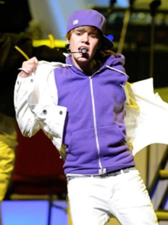 Justin Bieber Purple Hoodie