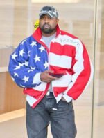 Kanye West American Flag Puffer Jacket