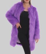 Taylor Swift Purple Fur Coat