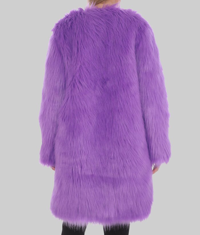 Taylor Swift Purple Fur Coat