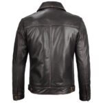 Dark Brown Real Leather Jacket