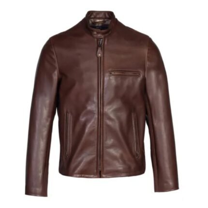 Mens Dark Brown Leather Jacket