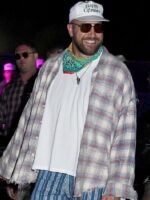 Travis Kelce Coachella Plaid Shirt