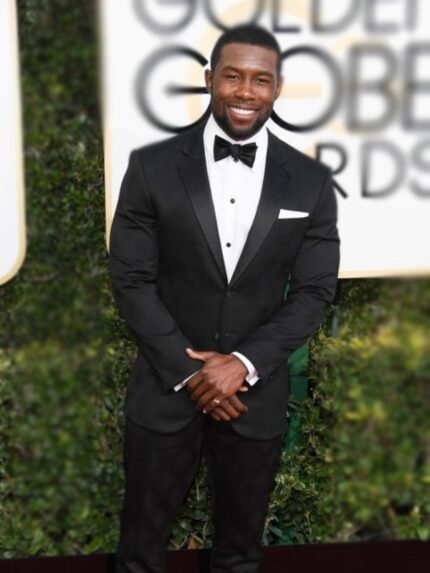 Trevante Rhodes Black Suit