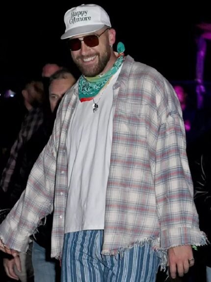 Travis Kelce Coachella Plaid Shirt